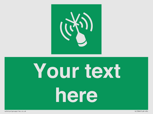 SL7284: Custom sign safe condition Emergency position beacon