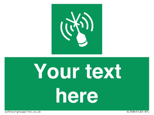 SL7284: Custom sign safe condition Emergency position beacon