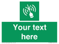 SL7284: Custom sign safe condition Emergency position beacon