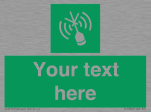 SL7284: Custom sign safe condition Emergency position beacon