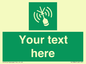 SL7284: Custom sign safe condition Emergency position beacon