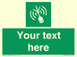 SL7284: Custom sign safe condition Emergency position beacon