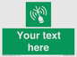 SL7284: Custom sign safe condition Emergency position beacon