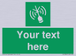 SL7284: Custom sign safe condition Emergency position beacon