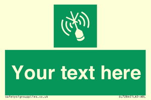 SL7284: Custom sign safe condition Emergency position beacon