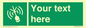 SL7284: Custom sign safe condition Emergency position beacon