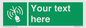 SL7284: Custom sign safe condition Emergency position beacon