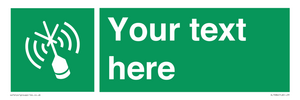 SL7284: Custom sign safe condition Emergency position beacon