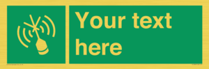 SL7284: Custom sign safe condition Emergency position beacon