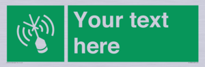 SL7284: Custom sign safe condition Emergency position beacon