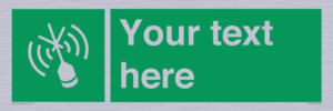 SL7284: Custom sign safe condition Emergency position beacon