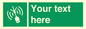 SL7284: Custom sign safe condition Emergency position beacon