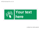 SL7284: Custom sign safe condition Emergency position beacon