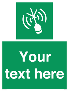 SL7284: Custom sign safe condition Emergency position beacon