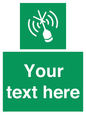 SL7284: Custom sign safe condition Emergency position beacon