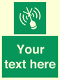 SL7284: Custom sign safe condition Emergency position beacon