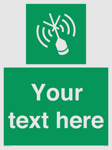 SL7284: Custom sign safe condition Emergency position beacon