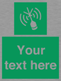 SL7284: Custom sign safe condition Emergency position beacon