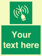 SL7284: Custom sign safe condition Emergency position beacon