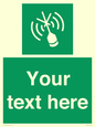 SL7284: Custom sign safe condition Emergency position beacon