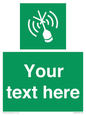 SL7284: Custom sign safe condition Emergency position beacon