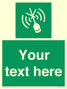 SL7284: Custom sign safe condition Emergency position beacon