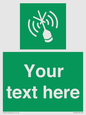 SL7284: Custom sign safe condition Emergency position beacon
