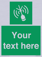 SL7284: Custom sign safe condition Emergency position beacon