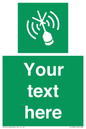 SL7284: Custom sign safe condition Emergency position beacon