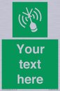 SL7284: Custom sign safe condition Emergency position beacon
