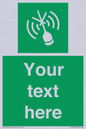 SL7284: Custom sign safe condition Emergency position beacon