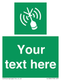 SL7284: Custom sign safe condition Emergency position beacon