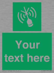 SL7284: Custom sign safe condition Emergency position beacon