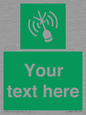 SL7284: Custom sign safe condition Emergency position beacon