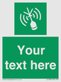 SL7284: Custom sign safe condition Emergency position beacon