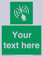 SL7284: Custom sign safe condition Emergency position beacon