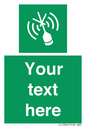 SL7284: Custom sign safe condition Emergency position beacon