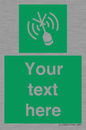 SL7284: Custom sign safe condition Emergency position beacon