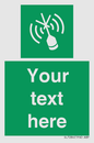 SL7284: Custom sign safe condition Emergency position beacon