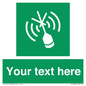 SL7284: Custom sign safe condition Emergency position beacon