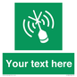 SL7284: Custom sign safe condition Emergency position beacon