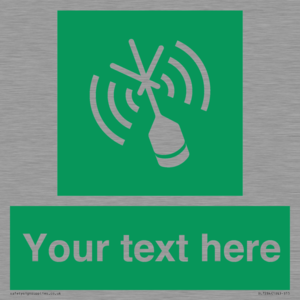 SL7284: Custom sign safe condition Emergency position beacon