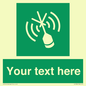 SL7284: Custom sign safe condition Emergency position beacon