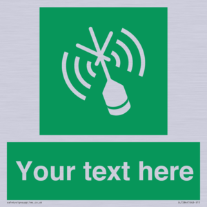 SL7284: Custom sign safe condition Emergency position beacon