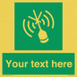 SL7284: Custom sign safe condition Emergency position beacon