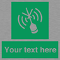 SL7284: Custom sign safe condition Emergency position beacon