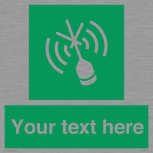 SL7284: Custom sign safe condition Emergency position beacon