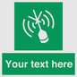 SL7284: Custom sign safe condition Emergency position beacon