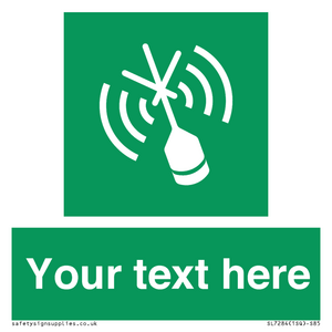 SL7284: Custom sign safe condition Emergency position beacon