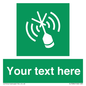 SL7284: Custom sign safe condition Emergency position beacon